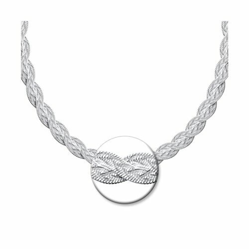 Колье из серебра