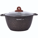 Кастрюля 3л «Granit ultra» (original) со стеклянной крышкой кго32а