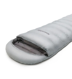 Мешок спальный Naturehike RM80, 220х80 см, (правый) (ТК: -2C), серый