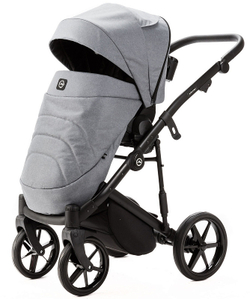 Детская коляска Adamex Mobi New 2 в 1 MN-TK60 СЕРЫЙ