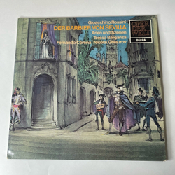 Винтажная виниловая пластинка LP Gioacchino Rossini, Teresa Berganza, Fernando Corena, Nicolai Ghiaurov, Севильский Цирюльник Опера, Der Barbier Von Sevilla (Германия 1975)