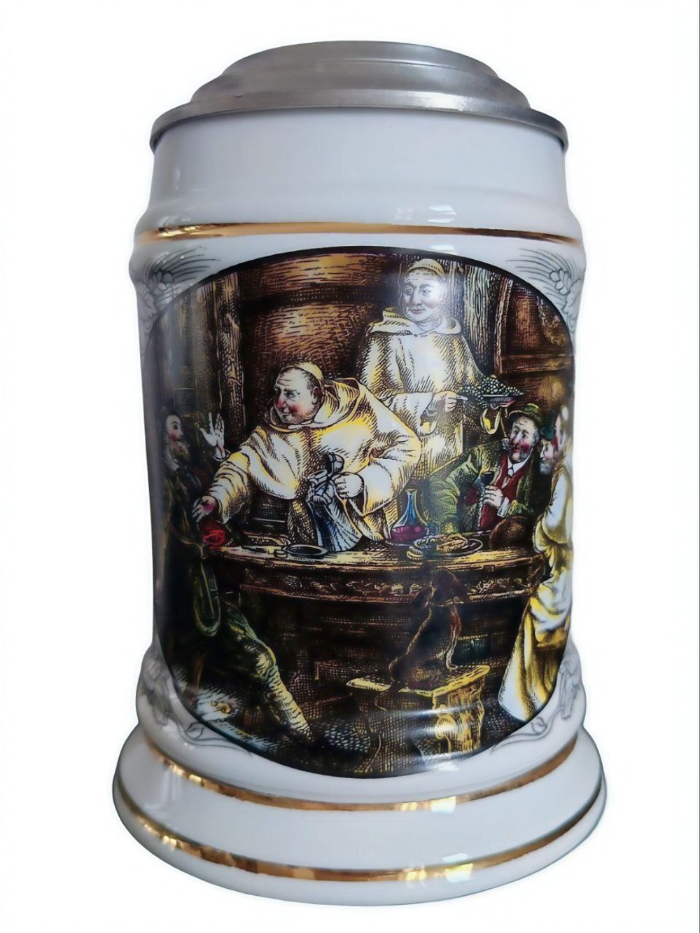 Кружка пивная "Монахи за столом" Германия