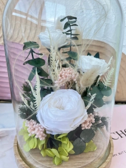 натуральные пионы в стекле