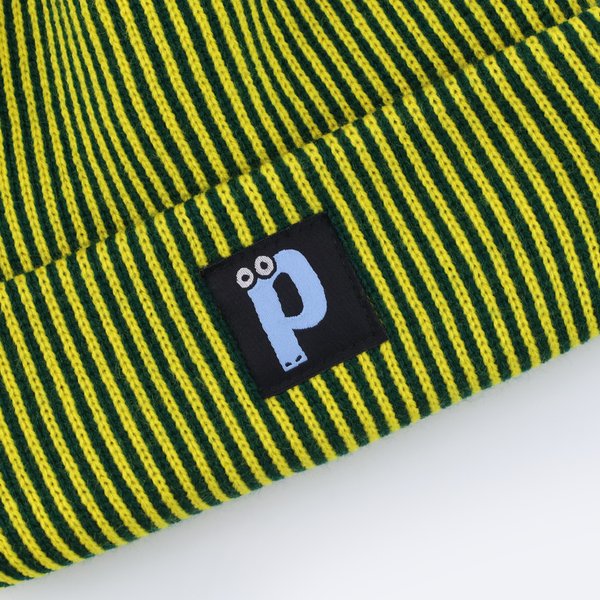 Шапка Postaments Stripes (green/yellow) артикул: - купить в магазине Дайс