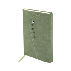 Ежедневник датированный BRAUBERG "Jacket" зеленый (117402)