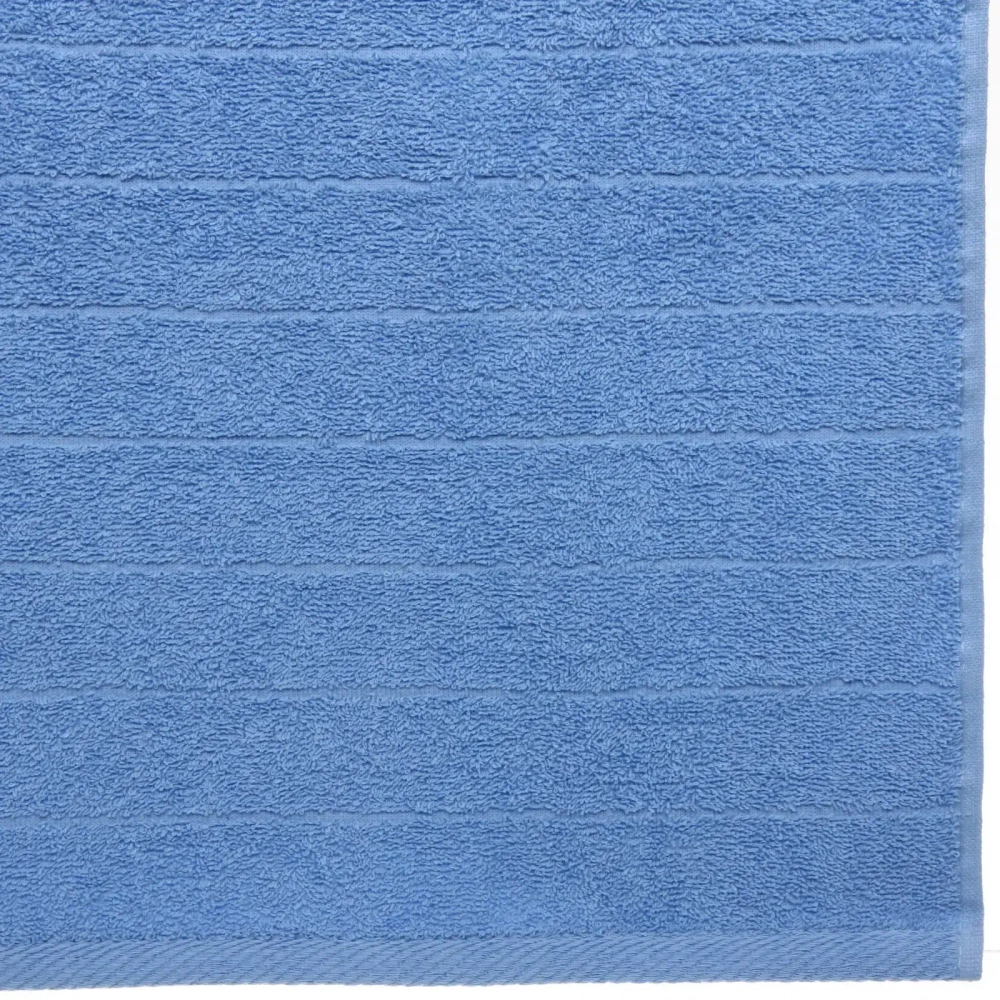 Полотенце махровое 50*90см «Sea ​​wave» цвет голубой 10520 плотность 400гр/м2