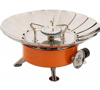 Плита газовая туристическая TULPAN-L ТМ-450 с ветрозащитой