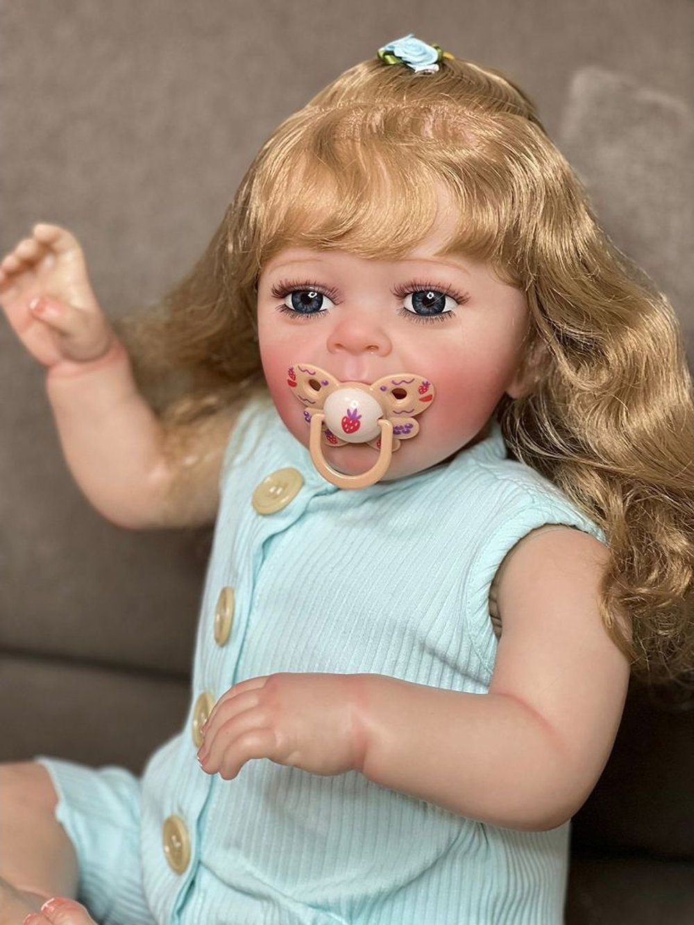 Кукла Реборн мягконабивная 60см в пакете (FA-282)