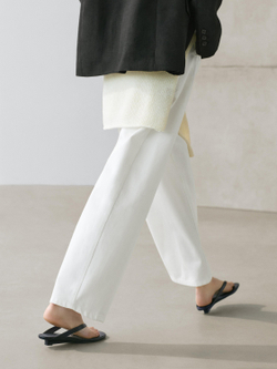 Massimo Dutti Джинсы свободного кроя со средней посадкой, белый