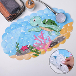 5139236 Коврик для ванны «Черепашка», 35×65 см, ракушка