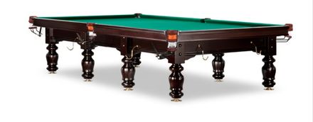 Бильярдный стол для русской пирамиды Weekend "Classic 2" 12 футов массив ольхи, борта клен (махагон)