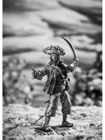 Оловянная фигурка Женщина Пират Бонни Энн. 1700-1782 г.