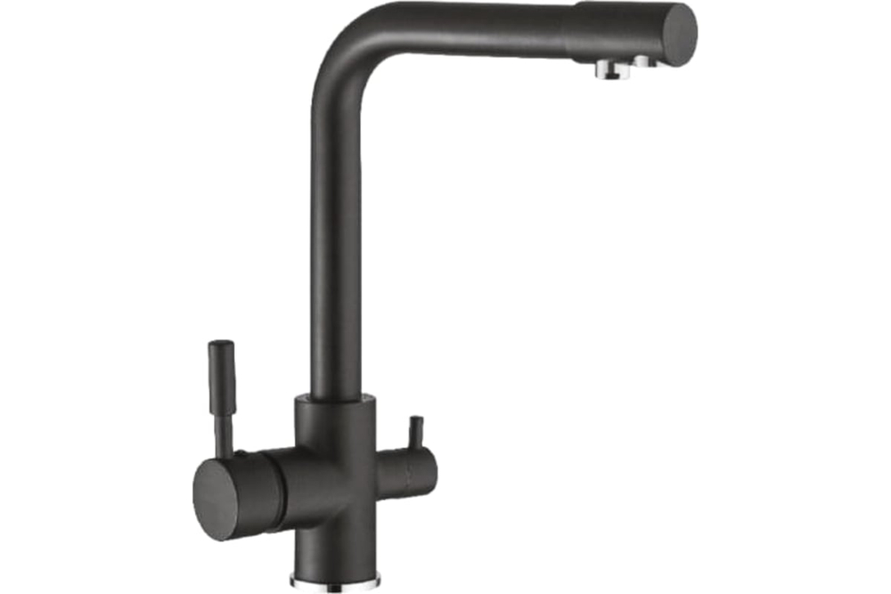 Смеситель для кухни с выходом для питьев. Special GOTA ROSIO черный, LAT 352-211