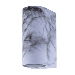 UUL-P52A 2х6W-GU10 IP65 MARBLE Светильник уличный. под две лампы GU10. Архитектурный накладной. Цвет корпуса мрамор. TM Uniel