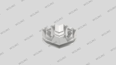 Угловой соединитель трека для натяжного потолка "Weline Stretch" (Гарпунная система)