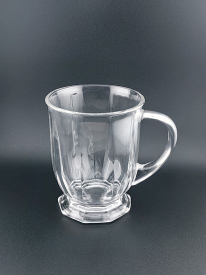 Набор кружек 700 мл. 2 шт. на ножке, стекло
