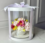 Шляпная упаковка БЕЛАЯ д. 12 см высота 12 см.