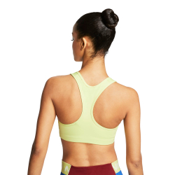 Stanik Nike Swoosh Bra Non Pad - limelight/black