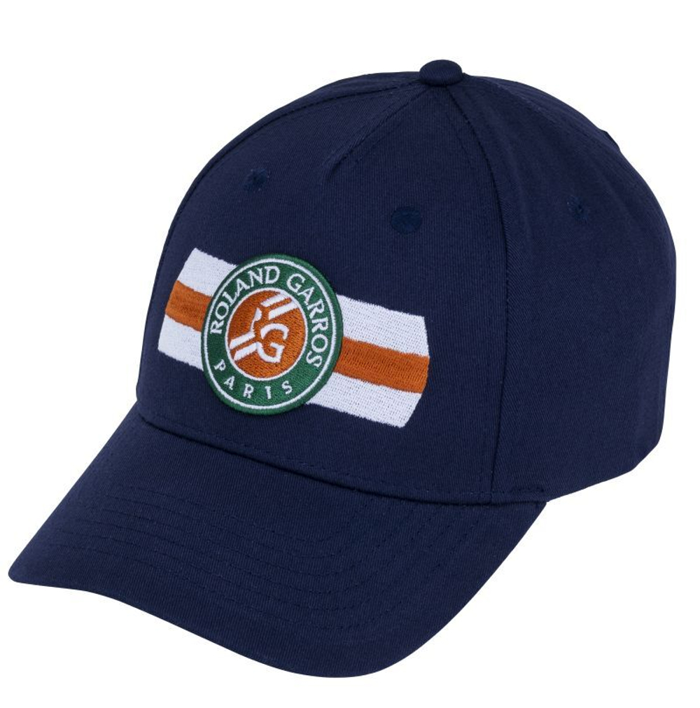 Теннисная кепка Roland Garros 2024 Stripes Cap - небесный