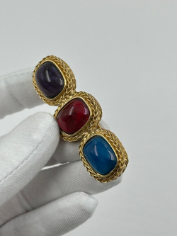 Брошь с разноцветными вставками Givenchy