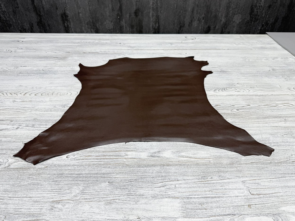 Quentin Accero (0,9-1,1 мм), цв. Коричневый, натуральная кожа козы