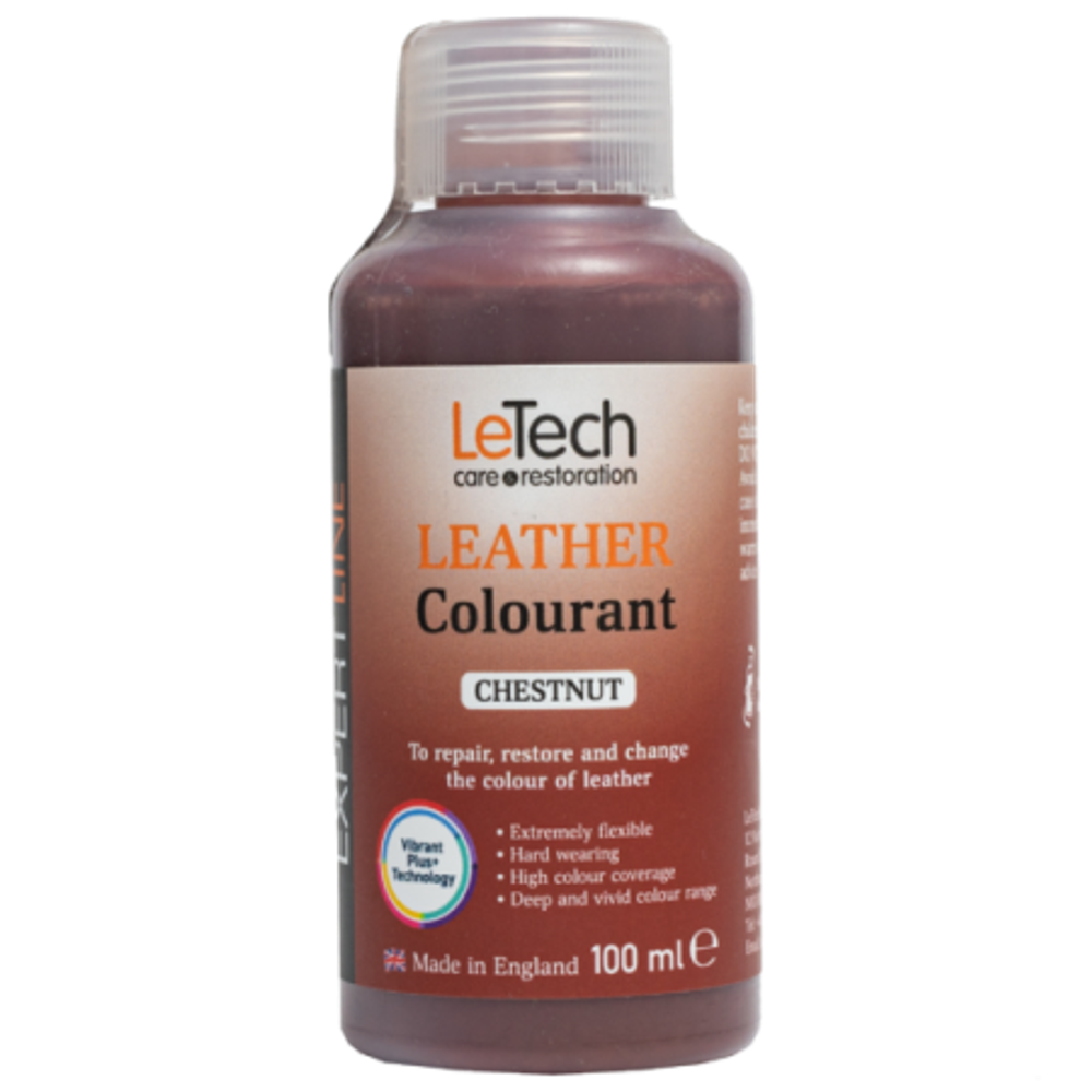 LeTech Expert Line Краска для кожи (Leather Colourant) Chestnut, 100мл