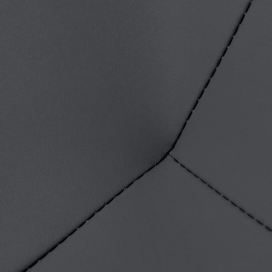 Кресло HUG тёмно-серый, экокожа, шенилл