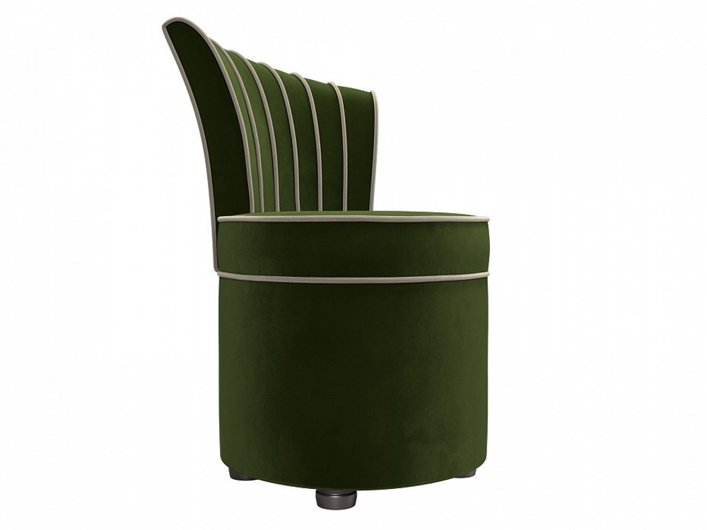 Пуф Ирис, Зеленый, Микровельвет, 29288