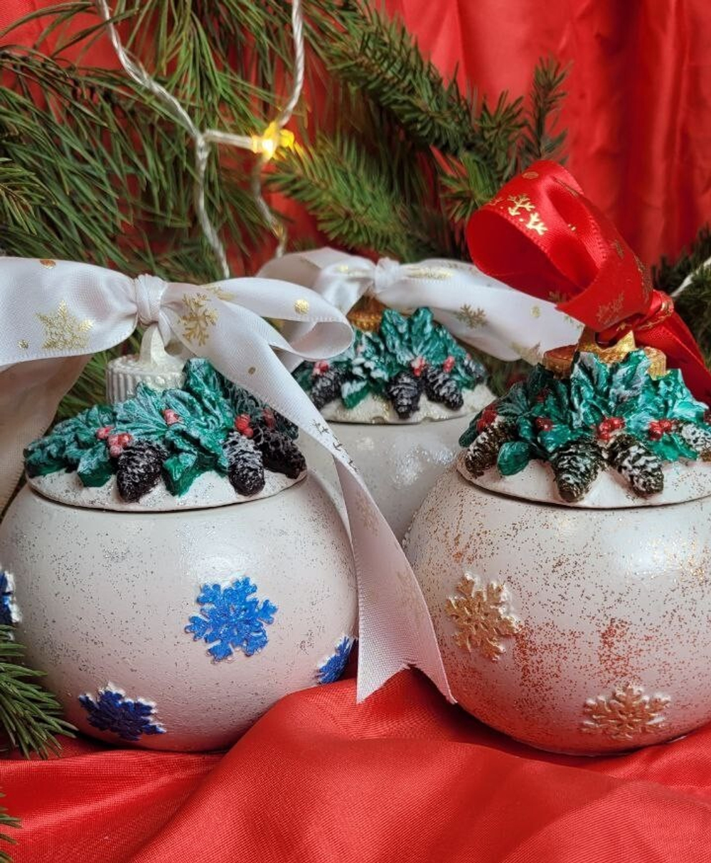 Ароматическая свеча Новогодний шар