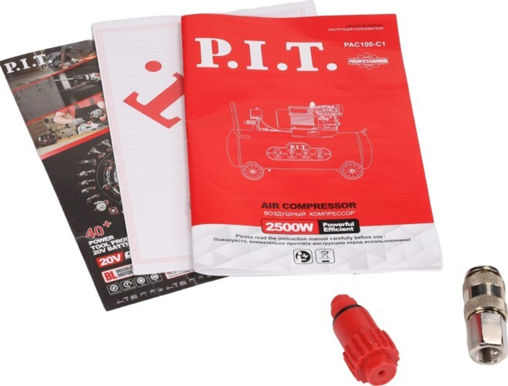 Компрессор поршневой P.I.T. PAC100-C1