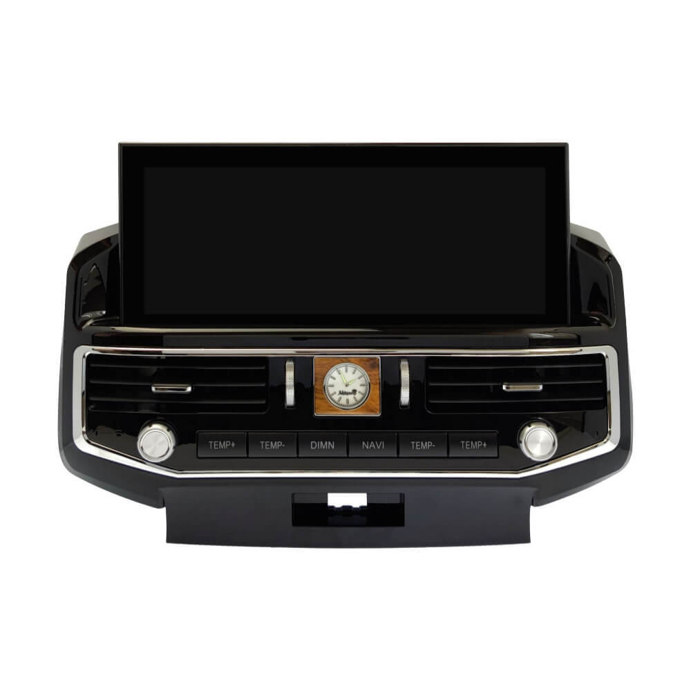 Магнитола для Toyota Land Cruiser 200 2007-2015 (экран климата внизу) - Carmedia ZH-T1201 монитор 12.3", Android 12, 8Гб+128Гб, CarPlay, SIM-слот