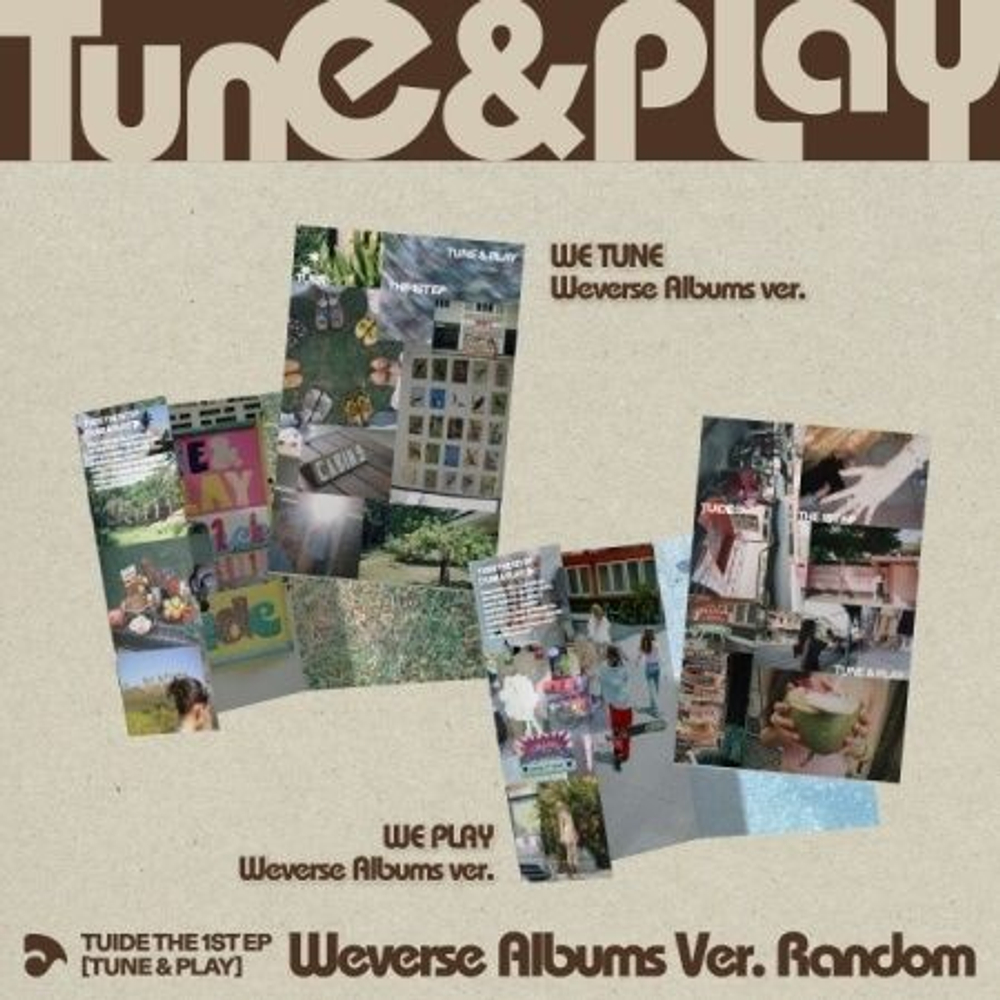 (ПРЕДЗАКАЗ) Альбом TUIDE - TUNE & PLAY 1st EP Album WVS ALBUMS RANDOM Version