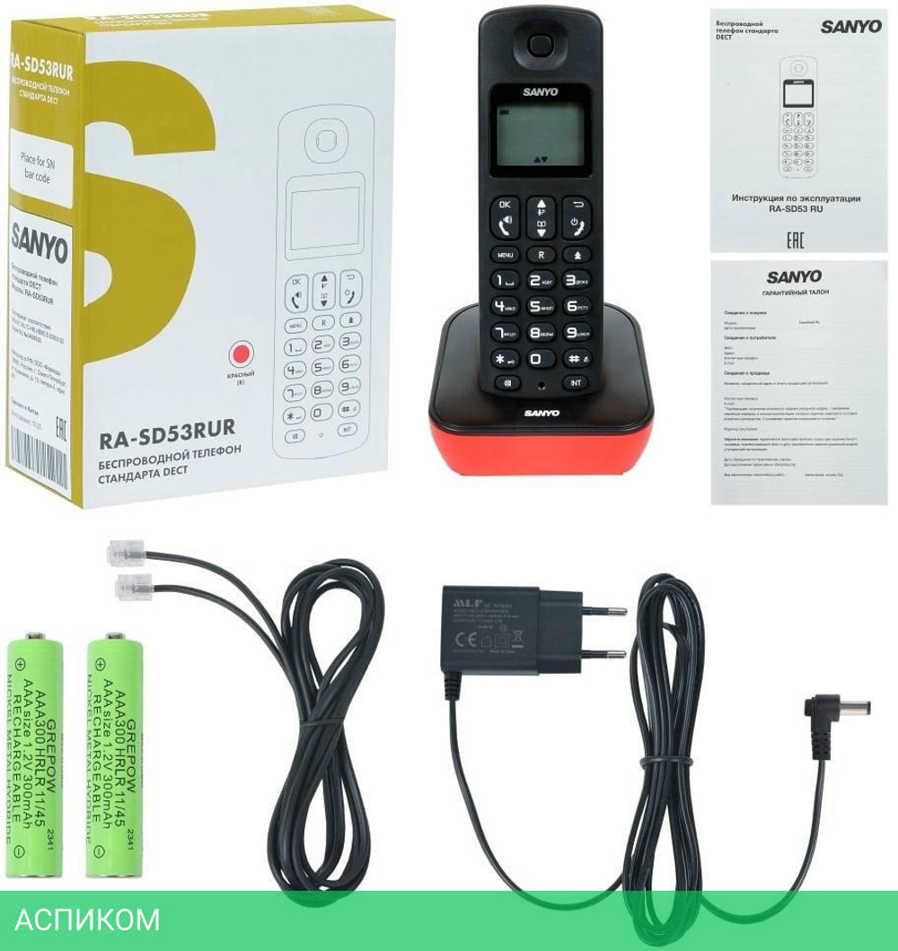 Радиотелефон DECT Sanyo RA-SD53RUR