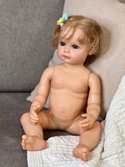 Кукла Реборн виниловая 55см в пакете (FA-040)