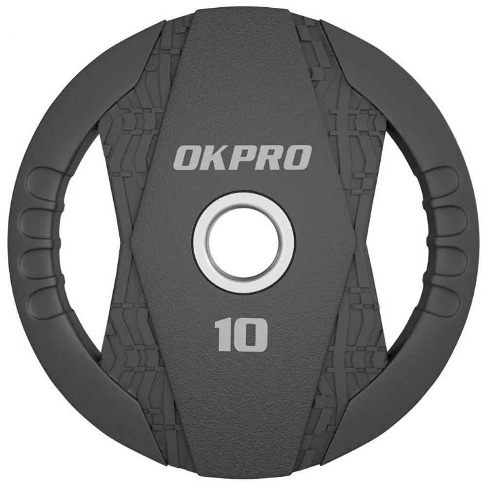 Диск олимпийский обрезиненный 15 кг OKPRO