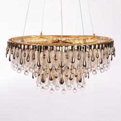 Люстра Cloyd CAPULETTI C12 / Ø60 см - золото (арт.11205)