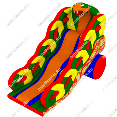 Надувной батут-горка "Кобра"