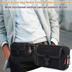 Универсальный поясной подсумок-чехол Waist bag horizontal model
