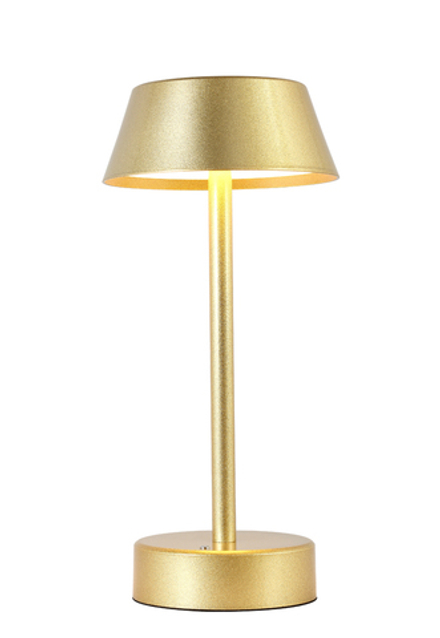 Аккумуляторная настольная лампа Crystal Lux SANTA LG1 GOLD