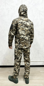 Тактический камуфляжный костюм softshell