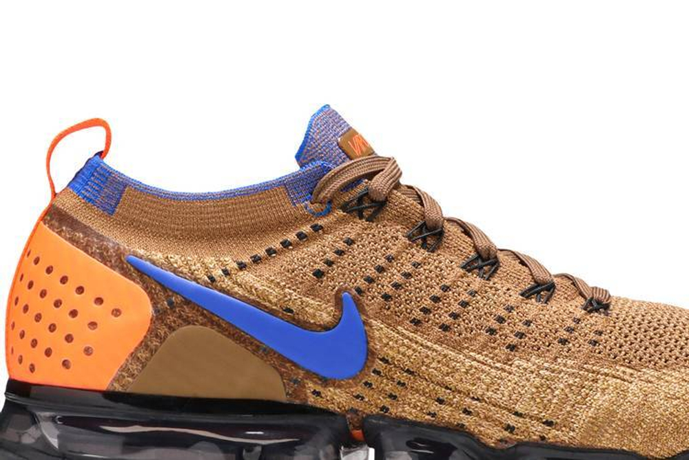 Nike air vapormax flyknit 2 golden beige racer blue on sale