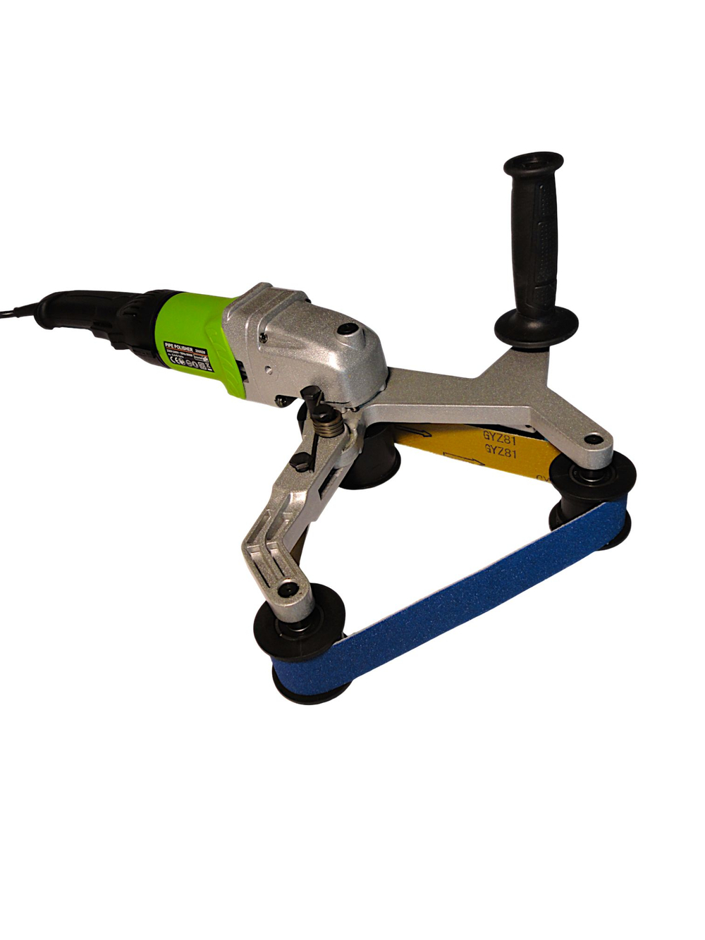 Трехроликовая ленточная шлифовальная машина MY3016-2 SINICA, лента 40х760 мм