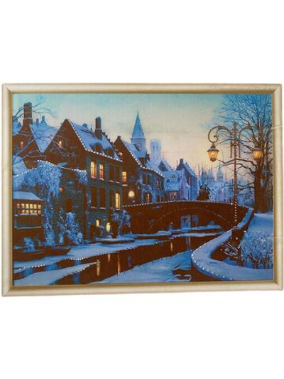 Картина со стразами КС-096 Вечер Влюбленных 303х420мм