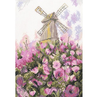"Старая мельница"-M551  вышивка