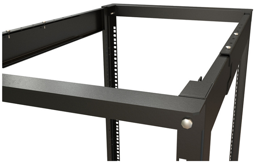 Открытая стойка двухрамная 19", 32U Hyperline ORK2A-3281-RAL9005