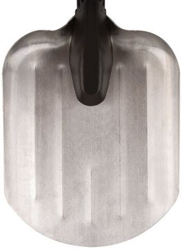 Лопата автомобильная алюминиевая, морозостойкий пластиковый черенок 80х205x700 мм