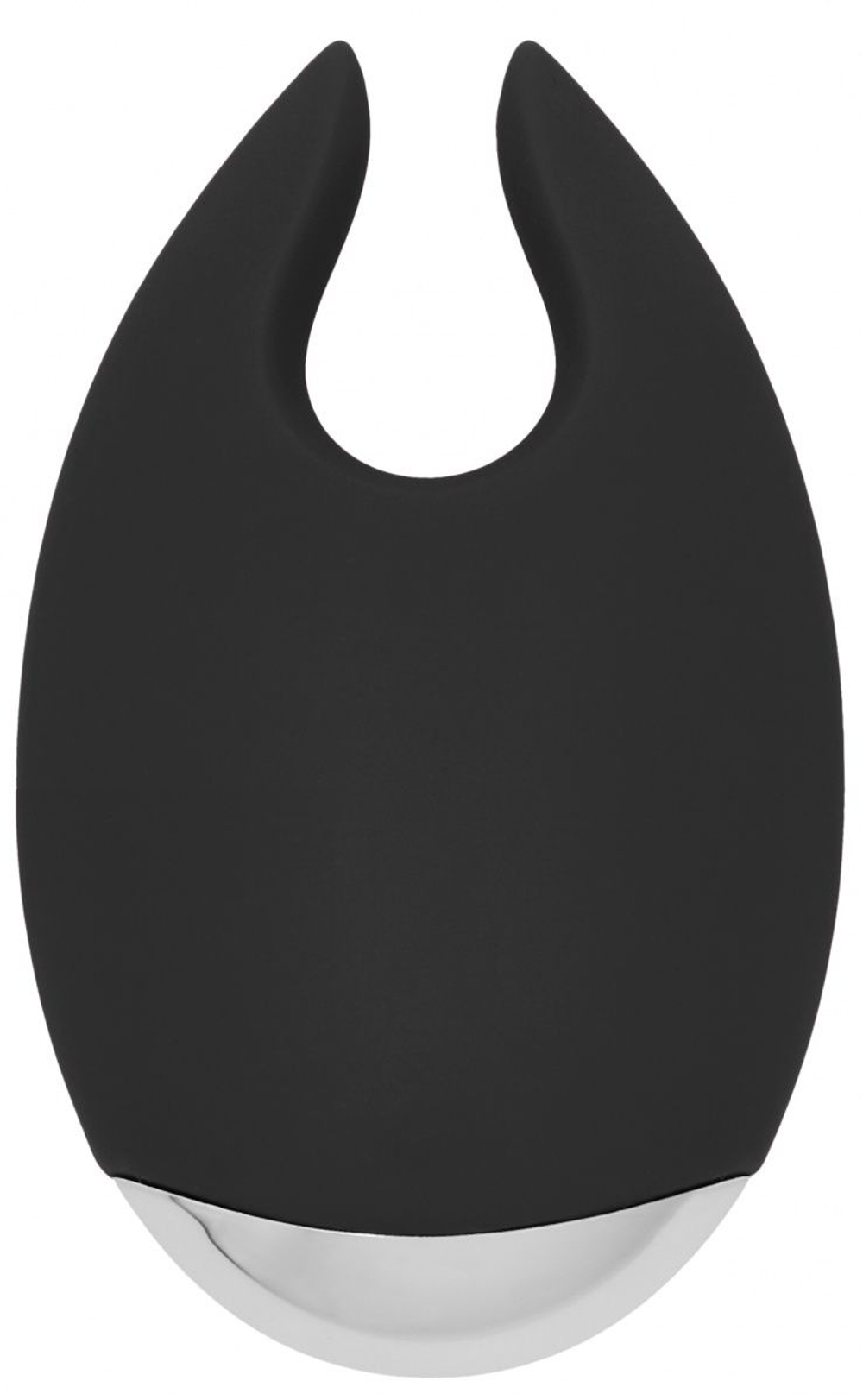 Черный клиторальный вибростимулятор Vayle - 10,5 см. (Цвет: черный)