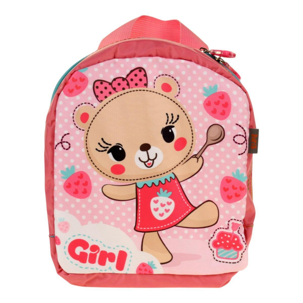 Рюкзак детский Светлячок "Клубника" 20*22*8см, 1 отд, светодиодный элемент (Luris)