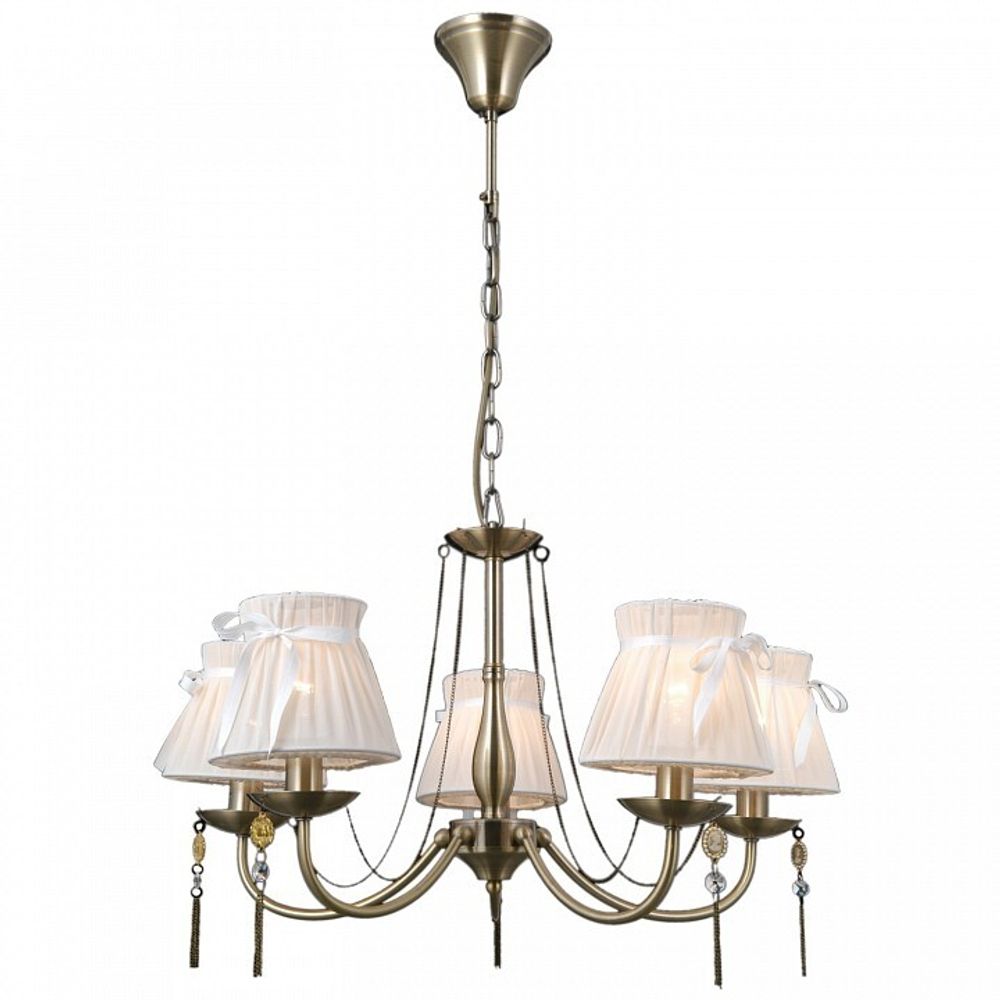 Подвесная люстра ILLUMICO IL0023 IL0023-5PSQ-24 AB CASTOR