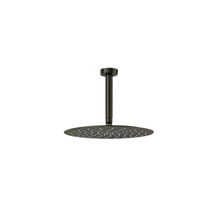 Тропический душ потолочный круглый нерж. сталь BV02RM300GR графит